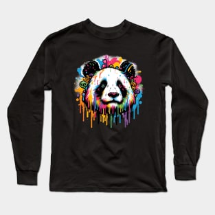 Giant Panda Colors Long Sleeve T-Shirt